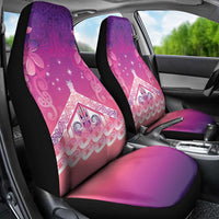 New Zealand Matariki Car Seat Cover Maori Marae Purple Galaxy