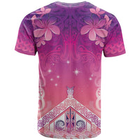 New Zealand Matariki T Shirt Maori Marae Purple Galaxy