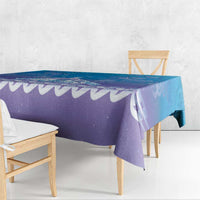 New Zealand Matariki Tablecloth Maori Marae Cyan Galaxy