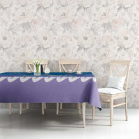 New Zealand Matariki Tablecloth Maori Marae Cyan Galaxy