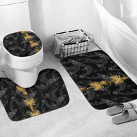 Hawaiian Honu And Surfboards Bathroom Set Gold Style - Polynesian Pride