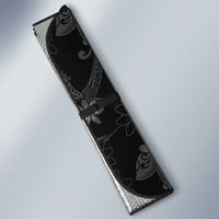 Hawaiian Honu And Surfboards Auto Sun Shade Silver Style - Polynesian Pride