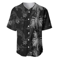 Hawaiian Honu And Surfboards Baseball Jersey Silver Style - Polynesian Pride