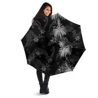 Hawaiian Honu And Surfboards Umbrella Silver Style LT05 - Polynesian Pride
