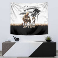 Hawaii Veterans Day Tapestry Honor The Fallen Flag Grunge Style LT05 - Polynesian Pride