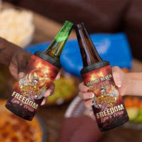Hawaii Veterans Day 4 in 1 Can Cooler Tumbler May We Never Forget Freedom Isn't Free LT05 - Polynesian Pride