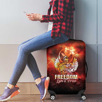 Hawaii Veterans Day Luggage Cover May We Never Forget Freedom Isn't Free LT05 - Polynesian Pride