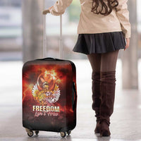 Hawaii Veterans Day Luggage Cover May We Never Forget Freedom Isn't Free LT05 - Polynesian Pride