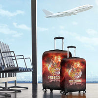 Hawaii Veterans Day Luggage Cover May We Never Forget Freedom Isn't Free LT05 - Polynesian Pride