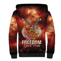 Hawaii Veterans Day Sherpa Hoodie May We Never Forget Freedom Isn't Free