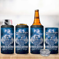 Federated States of Micronesia Veterans Day 4 in 1 Can Cooler Tumbler May We Never Forget Freedom Isn't Free LT05 - Polynesian Pride