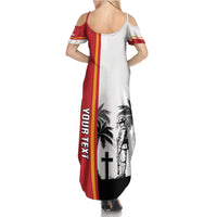 French Polynesia Armistice Day Family Matching Summer Maxi Dress and Hawaiian Shirt Lest We Forget Flag Style LT05 - Polynesian Pride