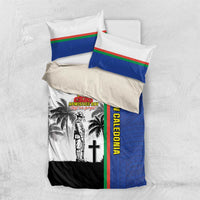 New Caledonia Armistice Day Bedding Set Lest We Forget Flag Style LT05 US Twin 172cm x 218cm Navy - Polynesian Pride
