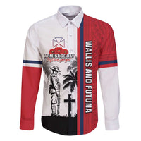 Wallis and Futuna Armistice Day Family Matching Puletasi and Hawaiian Shirt Lest We Forget Flag Style