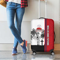 Wallis and Futuna Armistice Day Luggage Cover Lest We Forget Flag Style LT05 - Polynesian Pride
