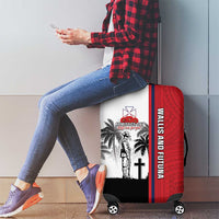Wallis and Futuna Armistice Day Luggage Cover Lest We Forget Flag Style LT05 - Polynesian Pride