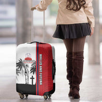 Wallis and Futuna Armistice Day Luggage Cover Lest We Forget Flag Style LT05 - Polynesian Pride