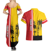 Marquesas Islands Armistice Day Couples Matching Summer Maxi Dress and Hawaiian Shirt Lest We Forget Flag Style LT05 - Polynesian Pride