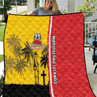 Marquesas Islands Armistice Day Quilt Lest We Forget Flag Style LT05 Yellow - Polynesian Pride