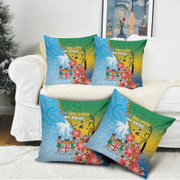 Malampa Fiji Day Pillow Cover Tribal Pattern With Tropical Flowers LT05 - Polynesian Pride