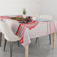 Happy Boxing Day Tablecloth Polynesian Gift Boxes Christmas Tree LT05 - Polynesian Pride