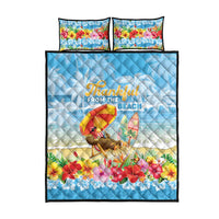 Hawaii Funny Thanksgiving Quilt Bed Set Thankful From The Beach