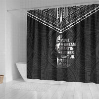 American Samoa MLK Day Shower Curtain Polynesian Style