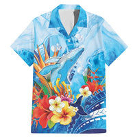 Polynesia Humpback Whale Family Matching Mermaid Dress and Hawaiian Shirt Ocean Style