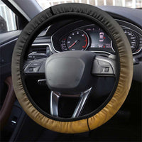 New Zealand Kiwi Bird Steering Wheel Cover Silver Fern Mix Maori Pattern