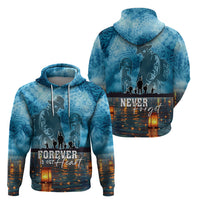 Hawaii Memorial Day Lantern Floating Zip Hoodie Always In Our Hearts LT05 - Polynesian Pride