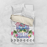 Guam Chamorro Liberation Day Bedding Set 82nd Anniversary LT05 US Twin 172cm x 218cm White - Polynesian Pride