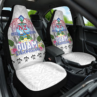 Guam Chamorro Liberation Day Car Seat Cover 82nd Anniversary LT05 One Size White - Polynesian Pride