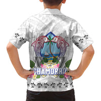 Guam Chamorro Liberation Day Family Matching Off Shoulder Short Dress and Hawaiian Shirt 82nd Anniversary LT05 - Polynesian Pride