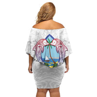 Guam Chamorro Liberation Day Family Matching Off Shoulder Short Dress and Hawaiian Shirt 82nd Anniversary LT05 - Polynesian Pride