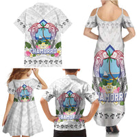 Guam Chamorro Liberation Day Family Matching Summer Maxi Dress and Hawaiian Shirt 82nd Anniversary LT05 - Polynesian Pride