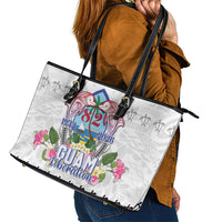 Guam Chamorro Liberation Day Leather Tote Bag 82nd Anniversary LT05 - Polynesian Pride