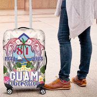 Guam Chamorro Liberation Day Luggage Cover 82nd Anniversary LT05 White - Polynesian Pride