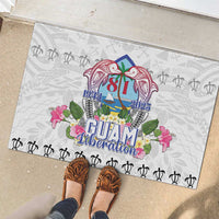 Guam Chamorro Liberation Day Rubber Doormat 82nd Anniversary LT05 - Polynesian Pride