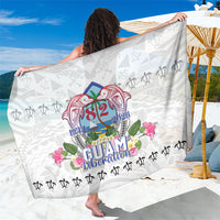 Guam Chamorro Liberation Day Sarong 82nd Anniversary LT05 One Size 44 x 66 inches White - Polynesian Pride