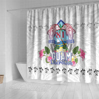Guam Chamorro Liberation Day Shower Curtain 82nd Anniversary LT05 - Polynesian Pride