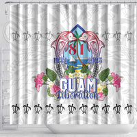 Guam Chamorro Liberation Day Shower Curtain 82nd Anniversary LT05 - Polynesian Pride
