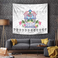Guam Chamorro Liberation Day Tapestry 82nd Anniversary LT05 White - Polynesian Pride
