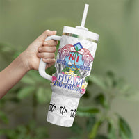 Guam Chamorro Liberation Day Tumbler With Handle 81st Anniversary LT05