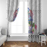Guam Chamorro Liberation Day Window Curtain 82nd Anniversary LT05 - Polynesian Pride