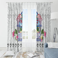Guam Chamorro Liberation Day Window Curtain 82nd Anniversary LT05 - Polynesian Pride