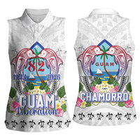 Guam Chamorro Liberation Day Women Sleeveless Polo Shirt 82nd Anniversary LT05 - Polynesian Pride