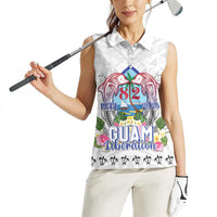 Guam Chamorro Liberation Day Women Sleeveless Polo Shirt 82nd Anniversary LT05 - Polynesian Pride