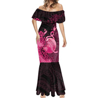 Personalised Cancer Fighter Mermaid Dress I Beat Cancer LT05 - Polynesian Pride