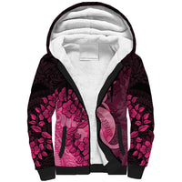Personalised Cancer Fighter Sherpa Hoodie I Beat Cancer LT05 Unisex Pink - Polynesian Pride