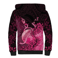 Personalised Cancer Fighter Sherpa Hoodie I Beat Cancer LT05 - Polynesian Pride